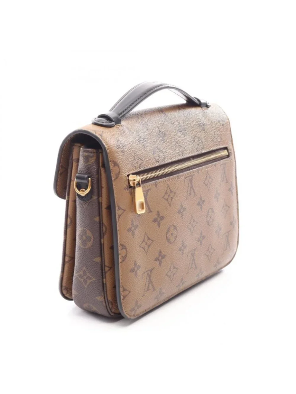 Louis Vuitton Handbag Pochette Metis MM 2-Way Canvas Leather
